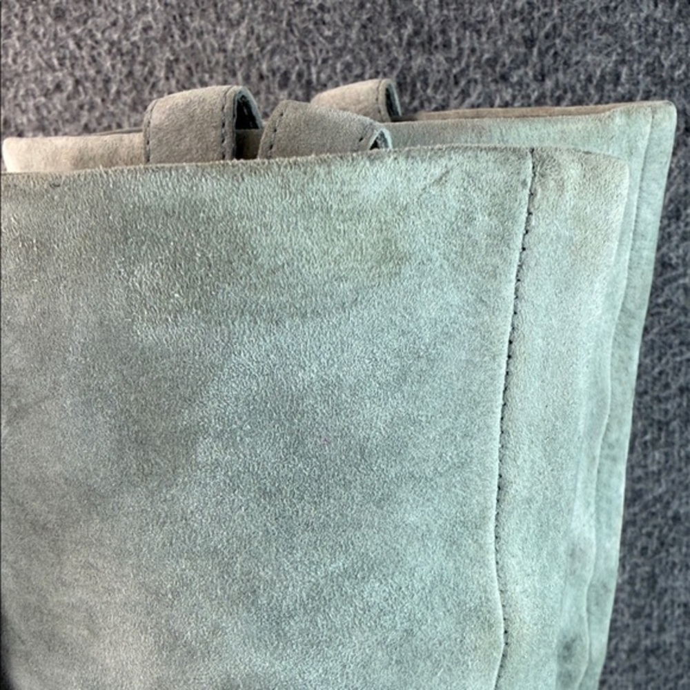 Rare‎ UGG Gray Suede Women's Slouch Boots Size 8 - Picture 14 of 15